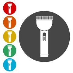 Poster - Flashlight icon, light flash