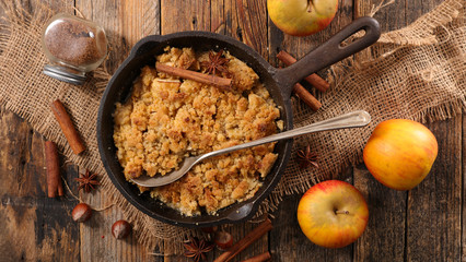 Poster - homemade apple crumble