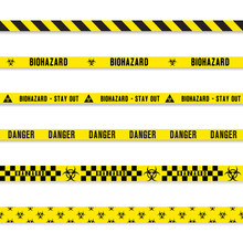 Biohazard Yellow Tape Set