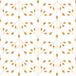 Modern vector floral seamless geometric pattern with  stylized rose hips berries and leaves in retro scandinavian style. Simple outlines with worn out texture.