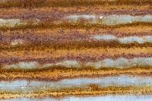 Image Of Background Texture Of Old Rusty Zinc Grunge For Your Design.