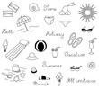 © Svet105 - Icons set of summer beach vacation holiday summertime