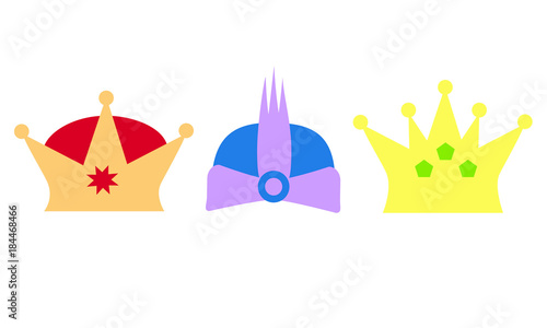 Fotomural The Crowns of the Three Kings of Orient