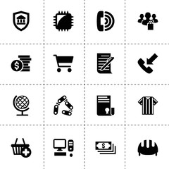 Wall Mural - Internet icons. vector collection filled internet icons