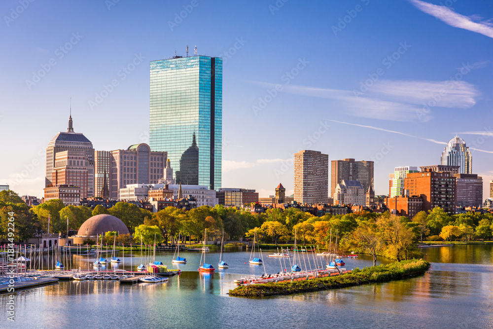Boston, Massachusetts, USA - obrazy, fototapety, plakaty 