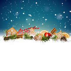 Wall Mural - christmas background