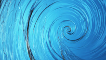 Beautiful Clear Water Swirl ,whirl Or Spinning Background.