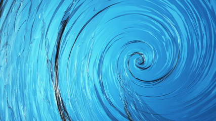 beautiful clear water swirl ,whirl or spinning background.