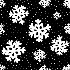 Sticker - Seamless Christmas Pattern