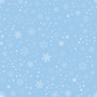 © alexey_korotky - Christmas seamless pattern with snowflakes abstract background. Holiday design for Christmas and New Year fashion prints.