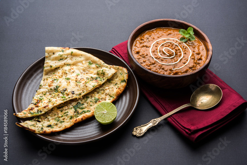 Cuadros en Lienzo Dal makhani or dal makhni is a popular food from Punjab / India made using whol