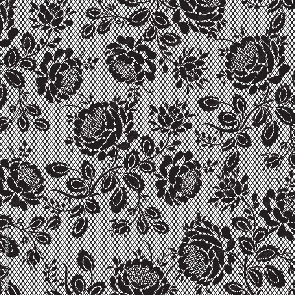 Pattern Clothes Lace lace pattern Stock Illustration | Adobe Stock