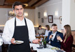 Waiter dissatisfied with small tip from cafe visitors