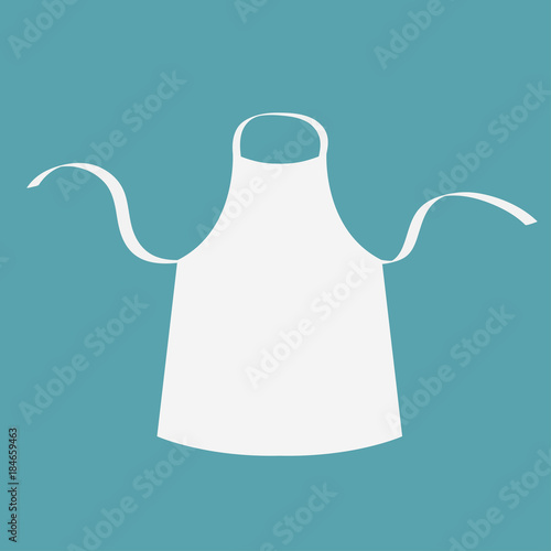 white blank kitchen cotton apron uniform for cook chef or baker blank menu card design