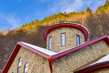 Wall Mural - Fragment of the architecture of the orthodox temple