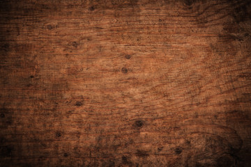 Wall Mural - Old grunge dark textured wooden background,The surface of the old brown wood texture,top view brown plywood