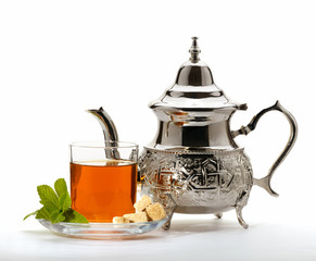 Traditional moroccan tea