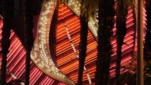 Neon Sign Palm Night