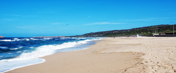 Canvas Print - Badesi Strand Urlaubsort Sardinien