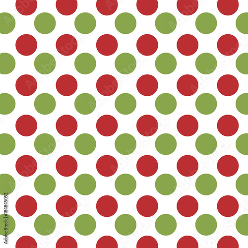 Cotton fabric Jumbo Christmas Dots. EPS file includes global colors for easy color changes.