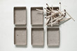 matches and match boxes - vintage background
