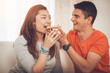 © milanmarkovic78 - Young Couple Eating Pizza