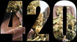 Marijuana 420 Logo High Quality 