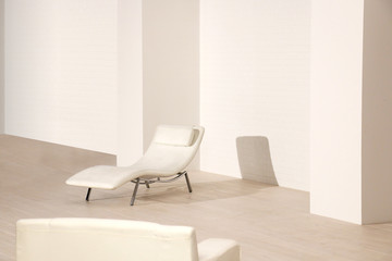 Wall Mural - daybed sofa in a white terrace