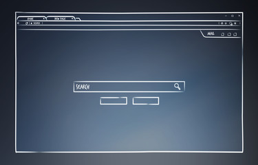 Wall Mural - Website page sketch illustration