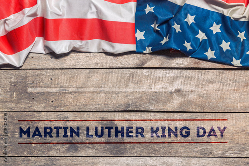 Cuadros en Lienzo Happy martin luther king day background