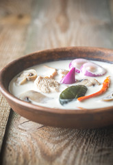 Poster - Bowl of thai tom kha kai soup