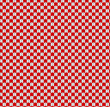 Seamless Knitted color squares red white pattern vector illustration