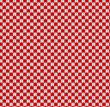 Seamless Knitted Color Squares Red White Pattern Vector Illustration