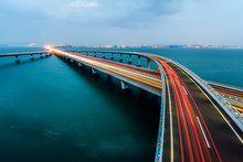 Jiaozhou Bay Bridge Of Qingdao City,Shandong Province,China