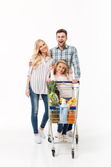 Poster - Full length portrait of a lovely family