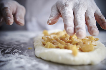 Wall Mural - Bread making