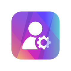 multi-color app button