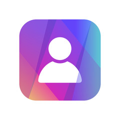 Sticker - Multi-Color App Button