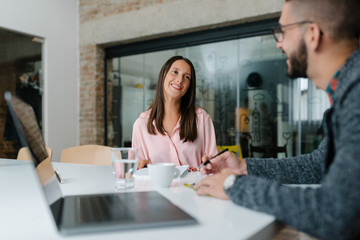 Poster - Prosperous student at a job interview