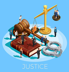 Wall Mural - System Of Justice Concept