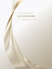 Wall Mural - abstract background of luxury gold lines
