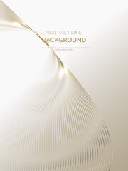 Wall Mural - abstract background of luxury gold lines