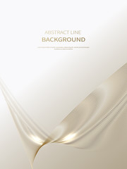 Wall Mural - Abstract background of luxury gold lines