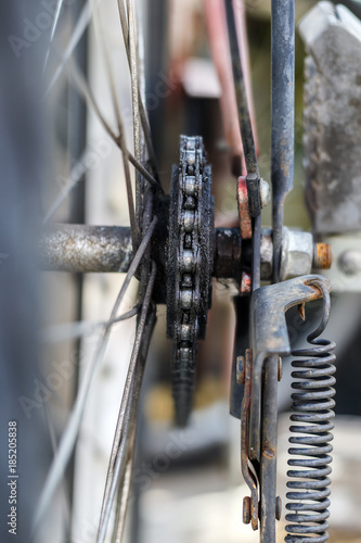 old bicycle chain