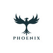 Phoenix logo. Easy to change size, color and text