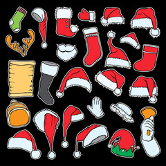 Sticker - Merry Christmas set.