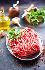 Wall Mural - minced meat