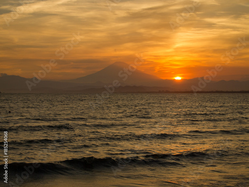 日没と富士山 Stock Photo Adobe Stock 日没と富士山 Stock Photo Adobe Stock