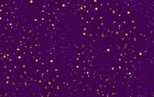 Night Star Pattern Seamless Pattern. Violet Christmas Pattern For Surface Design, Wrapping Paper.