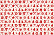 © Karolina Madej - Christmas background with decorations. Vector.